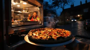 Avec son food truck de pizzas italiennes, il fait revivre les petits villages de l'Eure