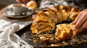 Cette brioche moelleuse aux pommes caramélisées transforme la pause café en moment gourmand