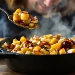 « Je la prépare en 10 minutes » : ma poêlée poireaux-pommes-lardons facile et rapide pour la famille