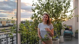 Je ne pensais pas cultiver mes propres fruits sans jardin : le secret de ces arbres verticaux qui changent tout