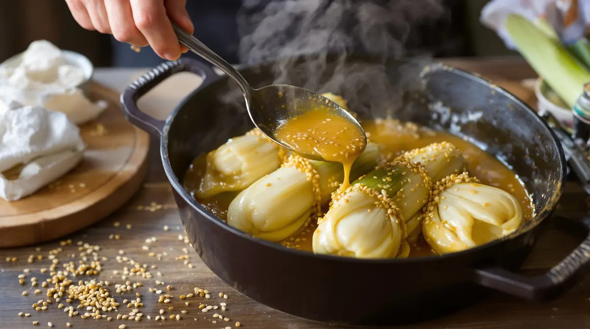 La recette des poireaux au sésame : simple, parfumée et prête en quelques minutes La recette des poireaux au sésame : simple, parfumée et prête en quelques minutes