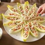 Petites barquettes d’endive au jambon : j’ai préparé cet apéritif ultra express en quelques minutes
