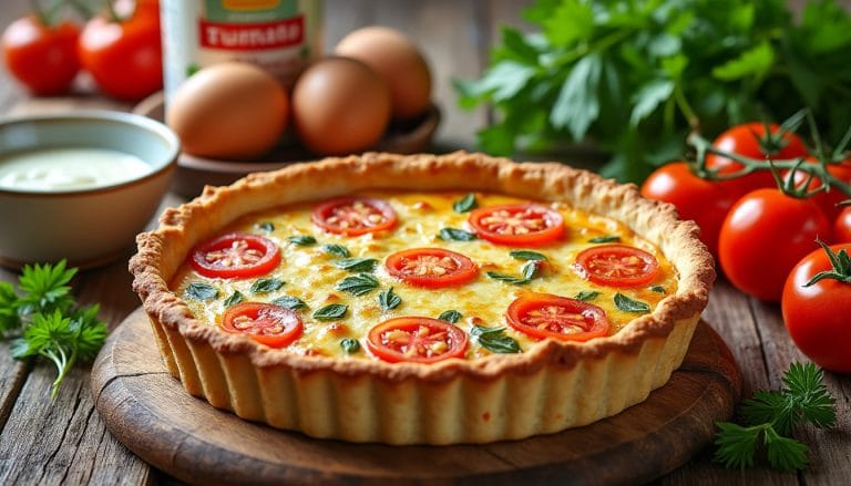 Recette facile de quiche au thon et tomate pour un repas savoureux découvrez une recette facile de quiche au thon et tomate, parfaite pour un repas savoureux et rapide à préparer. idéale pour toute la famille !