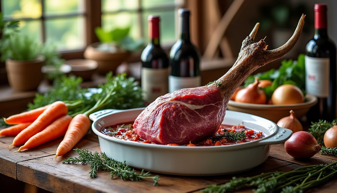 Recette traditionnelle du cuissot de chevreuil : astuces et conseils découvrez la recette traditionnelle du cuissot de chevreuil avec nos astuces et conseils pour réussir ce plat savoureux et authentique.