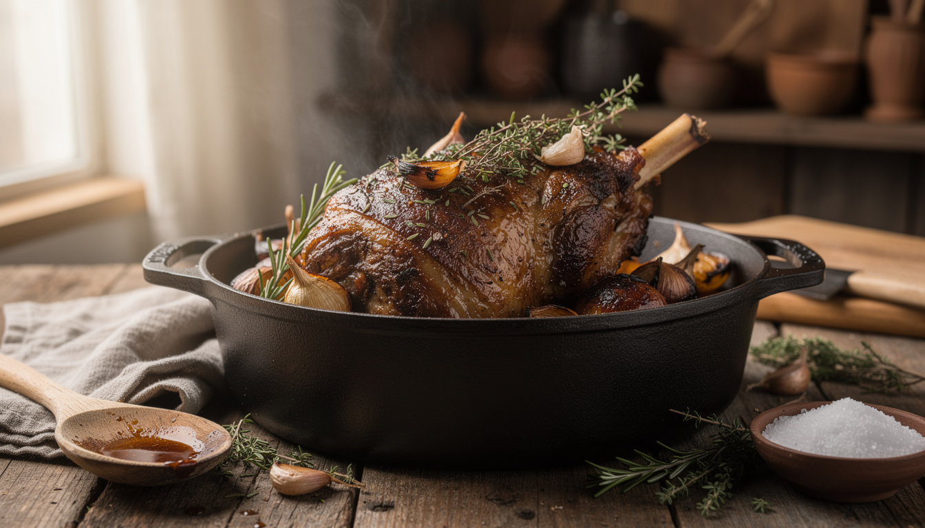 découvrez la recette traditionnelle du gigot de 7 heures pour une viande fondante et savoureuse, parfaite pour un repas convivial et gourmand.