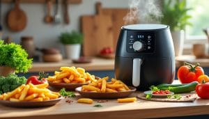 découvrez notre livre de recettes gratuit spécialement conçu pour la friteuse à air chaud, avec des idées simples et savoureuses pour régaler toute la famille.