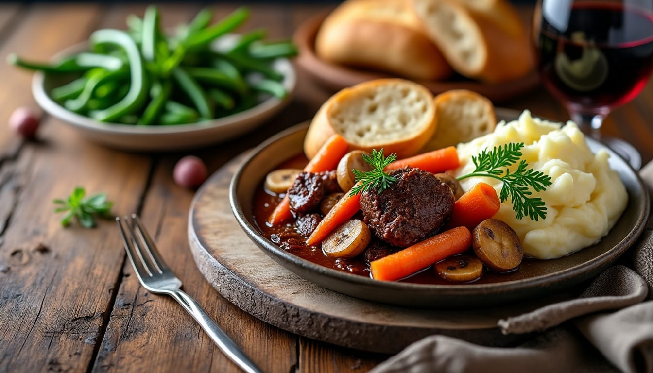 Quel accompagnement choisir pour réussir un boeuf bourguignon savoureux découvrez quel accompagnement choisir pour sublimer votre boeuf bourguignon et réussir un repas savoureux et équilibré.