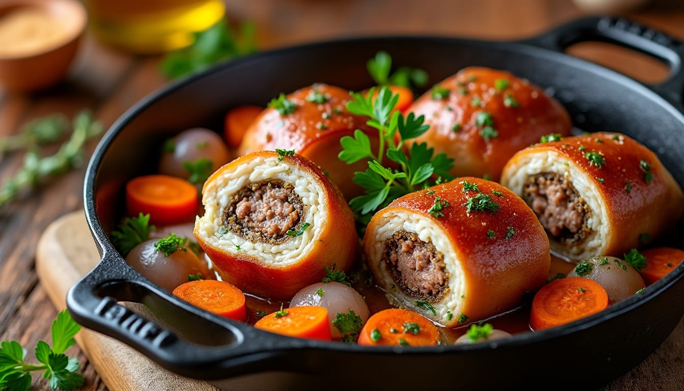 Recette facile de paupiette de porc au four pour un repas savoureux découvrez notre recette facile de paupiette de porc au four, idéale pour préparer un repas savoureux et convivial en toute simplicité.