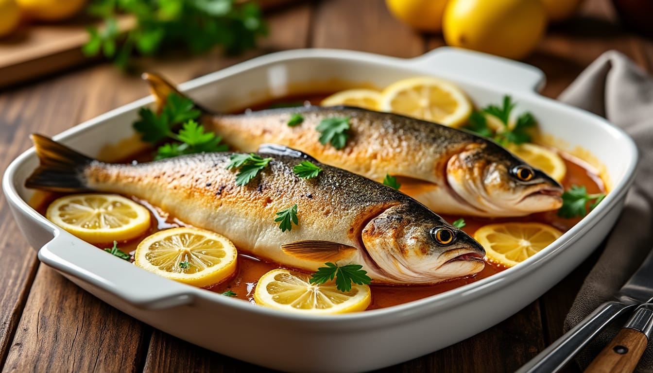 découvrez notre recette simple et savoureuse de truite au four, parfaite pour un repas léger et gourmand en quelques minutes.