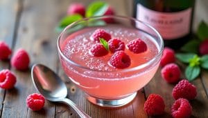découvrez notre recette gourmande de soupe de champagne framboise, parfaite pour une boisson rafraîchissante et élégante qui séduira vos invités.