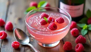 découvrez notre recette gourmande de soupe de champagne framboise, parfaite pour une boisson rafraîchissante et élégante qui séduira vos invités.