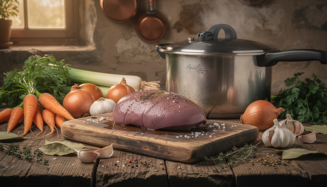 découvrez le temps de cuisson idéal pour une langue de bœuf de 2 kg à la cocotte-minute avec notre guide pratique, pour une viande tendre et savoureuse en un temps record.