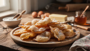 découvrez la recette traditionnelle des bugnes lyonnaises craquantes, accompagnée d'astuces simples pour réussir parfaitement ce délicieux gâteau frit et léger.