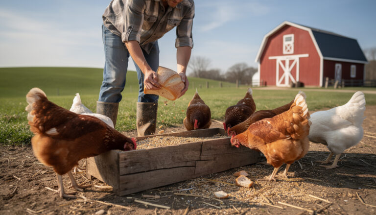 découvrez comment transformer le pain dur en une nourriture savoureuse et économique pour vos poules, tout en évitant le gaspillage alimentaire.