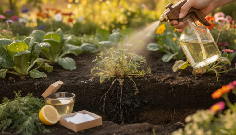 découvrez notre guide complet sur les désherbants naturels efficaces qui éliminent les racines pour un jardin sain et sans mauvaises herbes.
