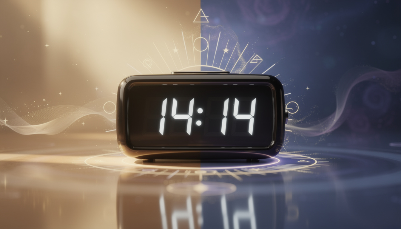 Que signifie l’heure miroir 14h14 et comment l'interpréter découvrez la signification de l'heure miroir 14h14 et apprenez comment interpréter ce phénomène pour mieux comprendre les messages de l'univers.