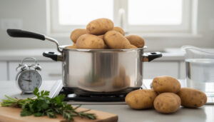 découvrez les astuces et recommandations pour réussir la cuisson des pommes de terre à la cocotte minute, afin d'obtenir une texture parfaite en un temps réduit.